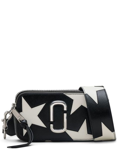 Borsa a tracolla The Star Patchwork in bianco e nero Marc Jacobs - donna